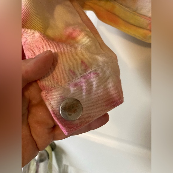 Tie dye Jean jacket - Picture 3 of 7